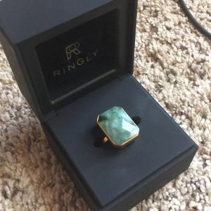 Ringly luxe ring, green